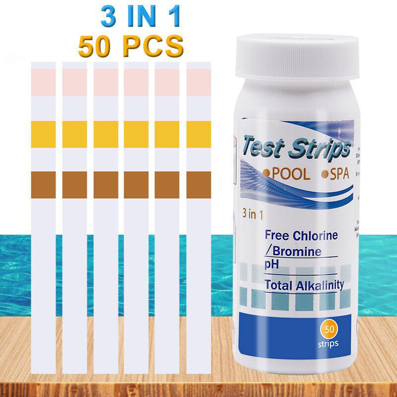 Water Testing Kit - 염소 PH 테스트 스트립 SPA 수영장