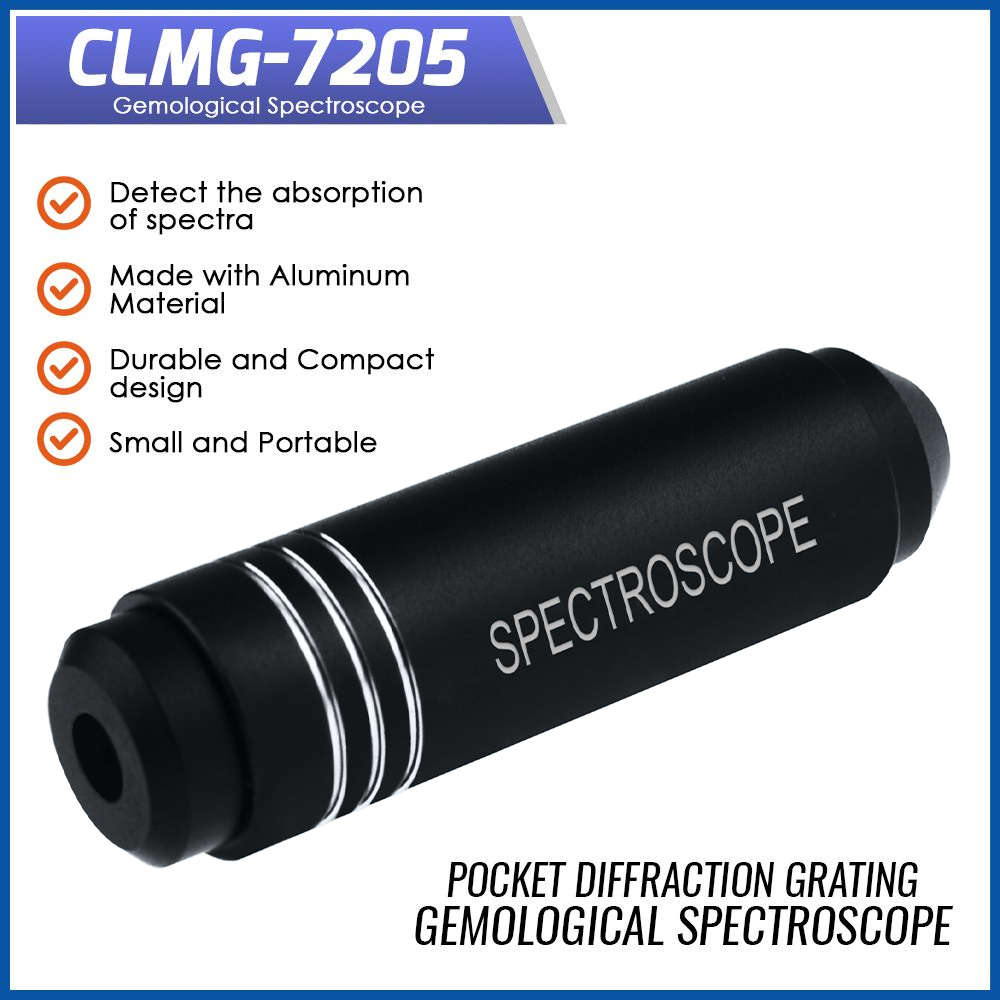 Spectroscope Handheld - 내구성이 뛰어난 회절 분광기 격자 보석