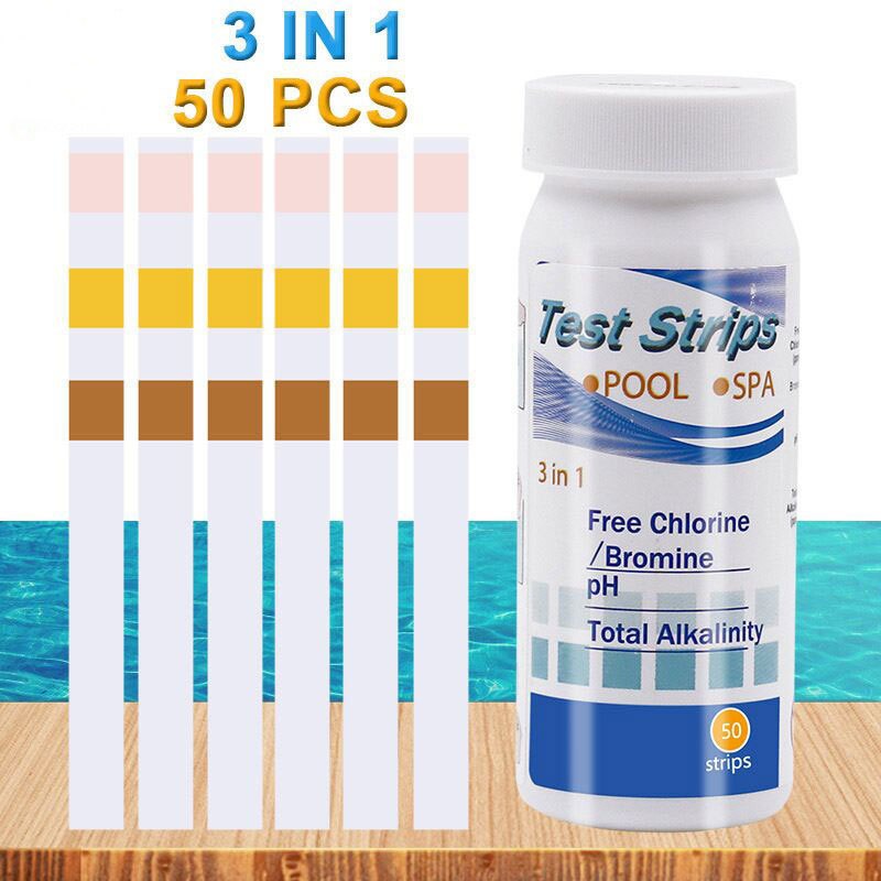 50pcs 염소 PH 테스트 스트립 SPA 수영장 물  - Water Testing Kit 리뷰 및 가격