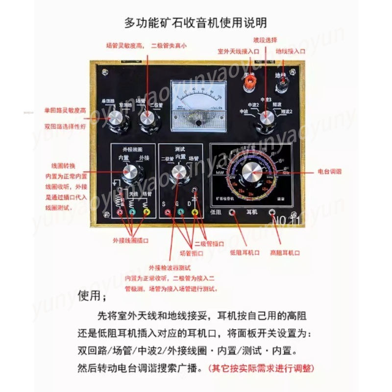 크리스탈 라디오 DIY 키트, 중단파 수신기, 배터리  - Science Hobbyist 리뷰 및 가격