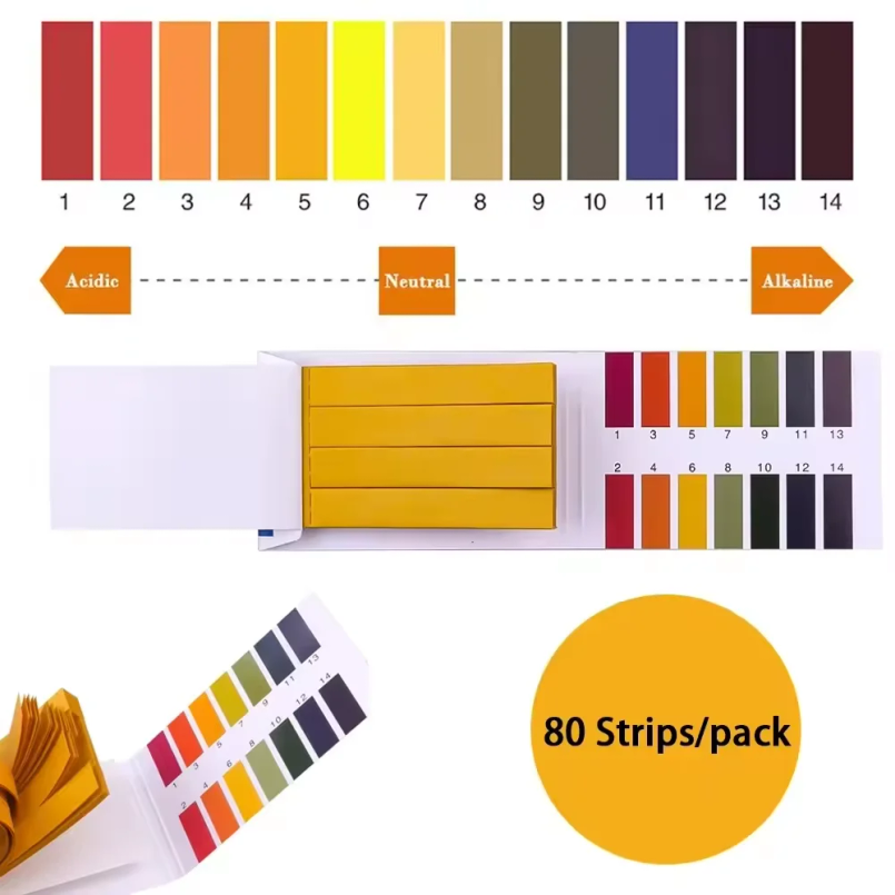 80개입/팩 PH 테스트 스트립, 전체 범위 PH 측정 - Water Testing Kit 리뷰 및 가격