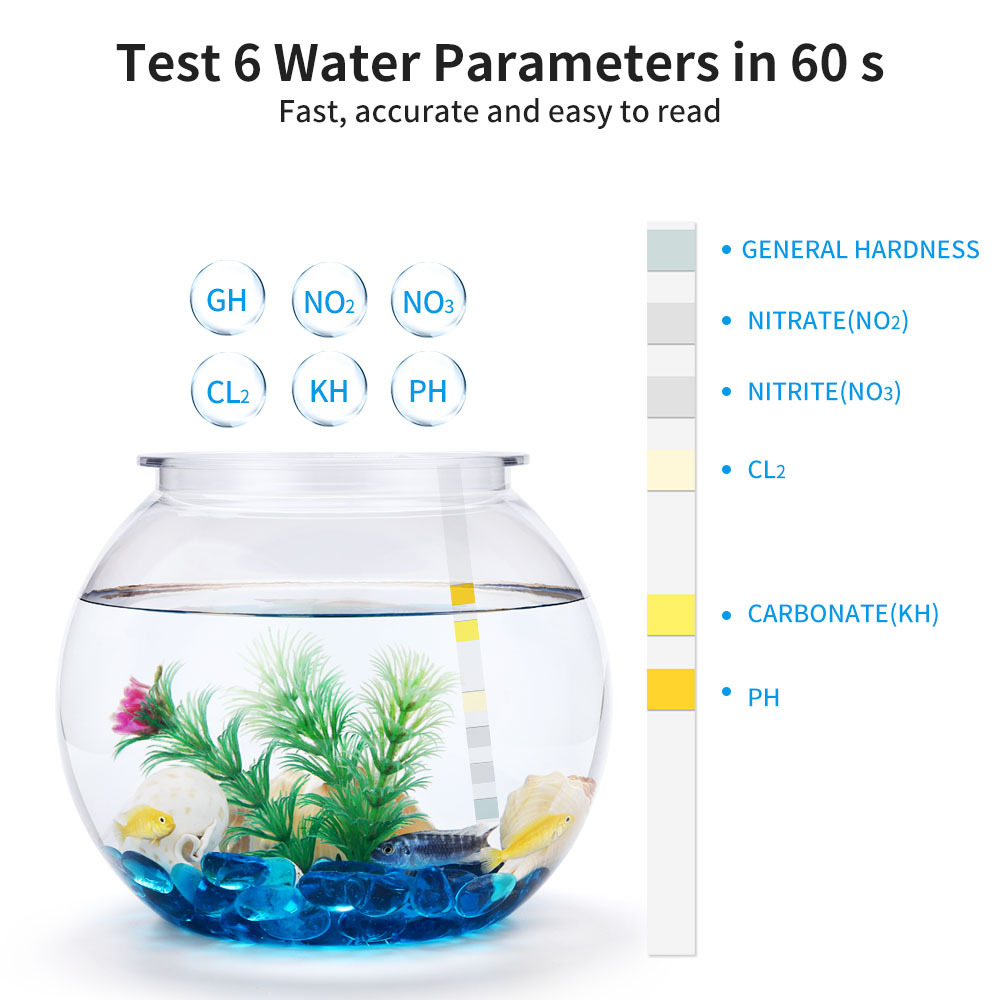 수질 테스트 스트립, 어항 암모니아 질소 니트라이트 테 - Water Testing Kit 리뷰 및 가격