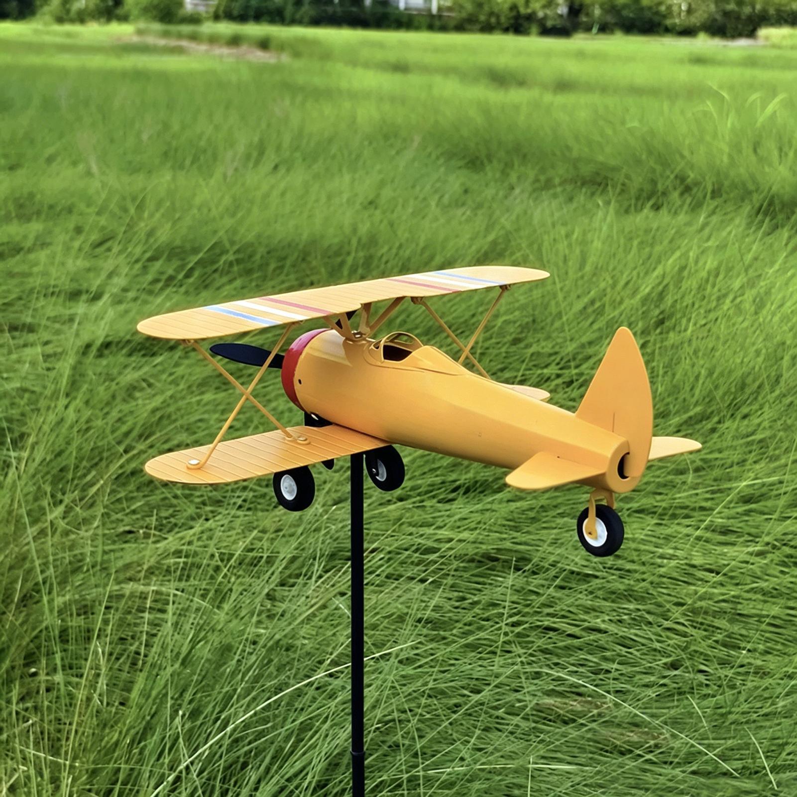 비행기 모양 풍향계 금속 풍차 풍속 측정 도구 잔디밭  - Anemometer Wind Speed 리뷰 및 가격