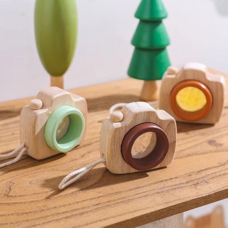 나무 돋보기 미니 카메라 모양의 간편한 손에 쥘 수 있 - Science Toys 리뷰 및 가격