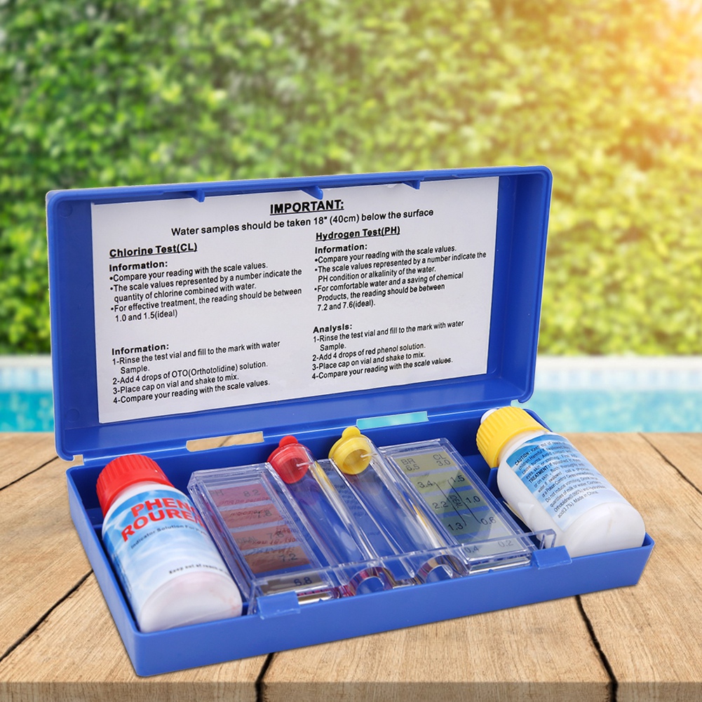 PH 염소 수질 테스트 키트 수영장 테스터 수질 검사  - Water Testing Kit 리뷰 및 가격