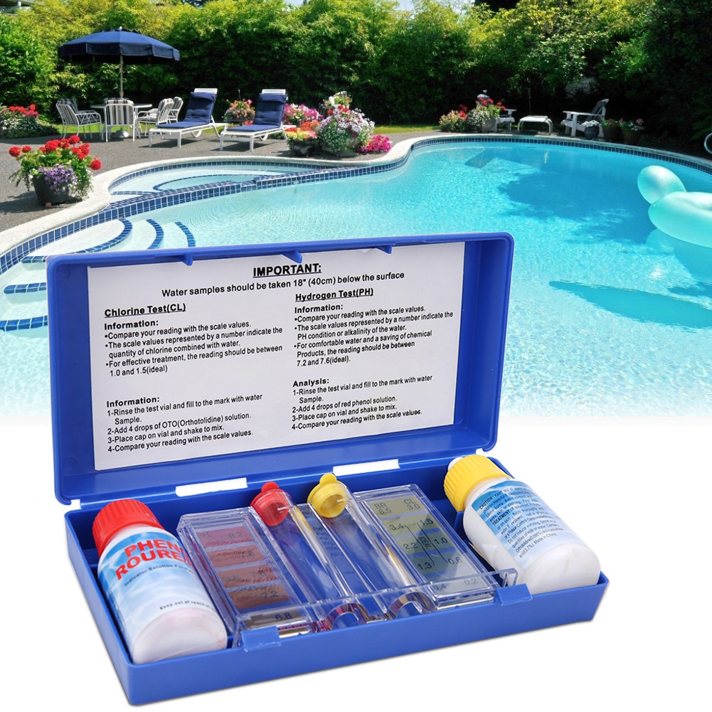 PH 염소 수질 테스트 키트 수영장 테스터 수질 검사  - Water Testing Kit 리뷰 및 가격