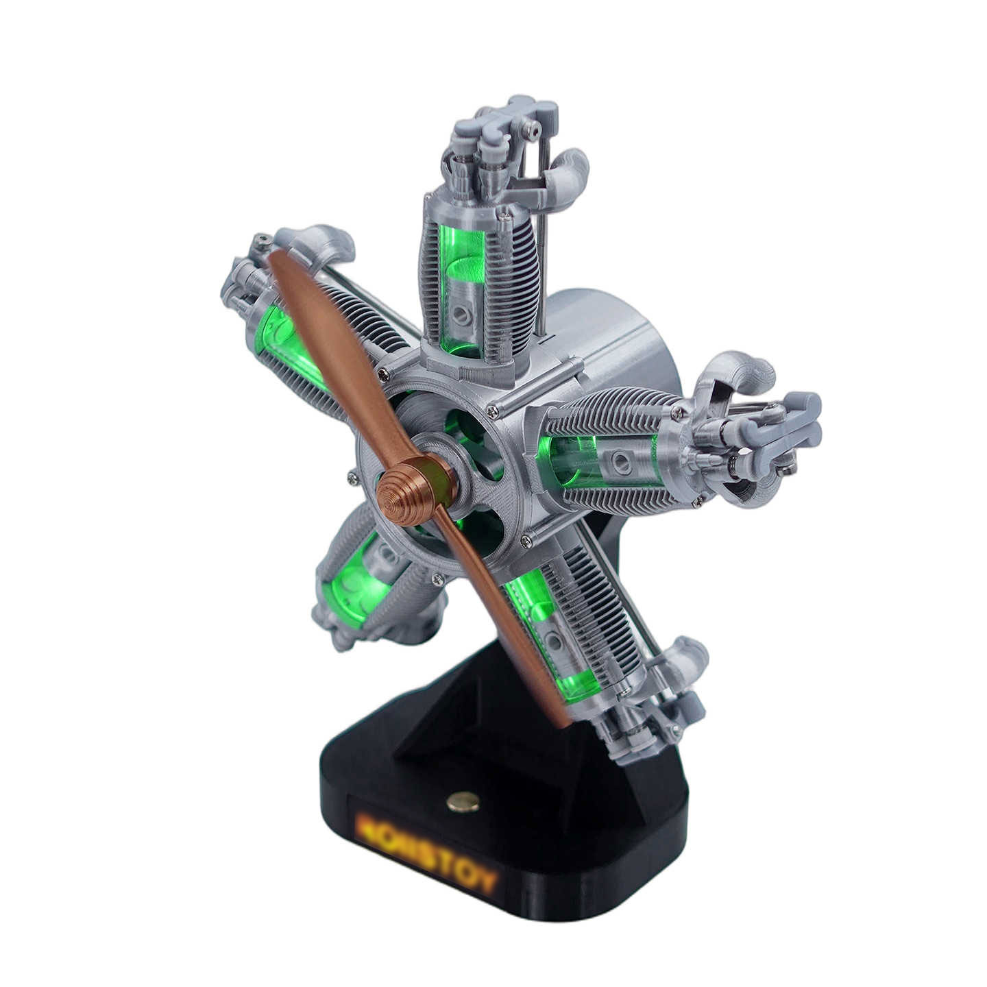 1:5 스케일 5기통 4행정 레이디얼 엔진 모델 3D  - Hobby Is Science 리뷰 및 가격
