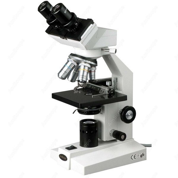 AmScope B100 시리즈 생물학적 쌍안 복합 현미 - Amscope Microscope Compound 40X-1000X 리뷰 및 가격