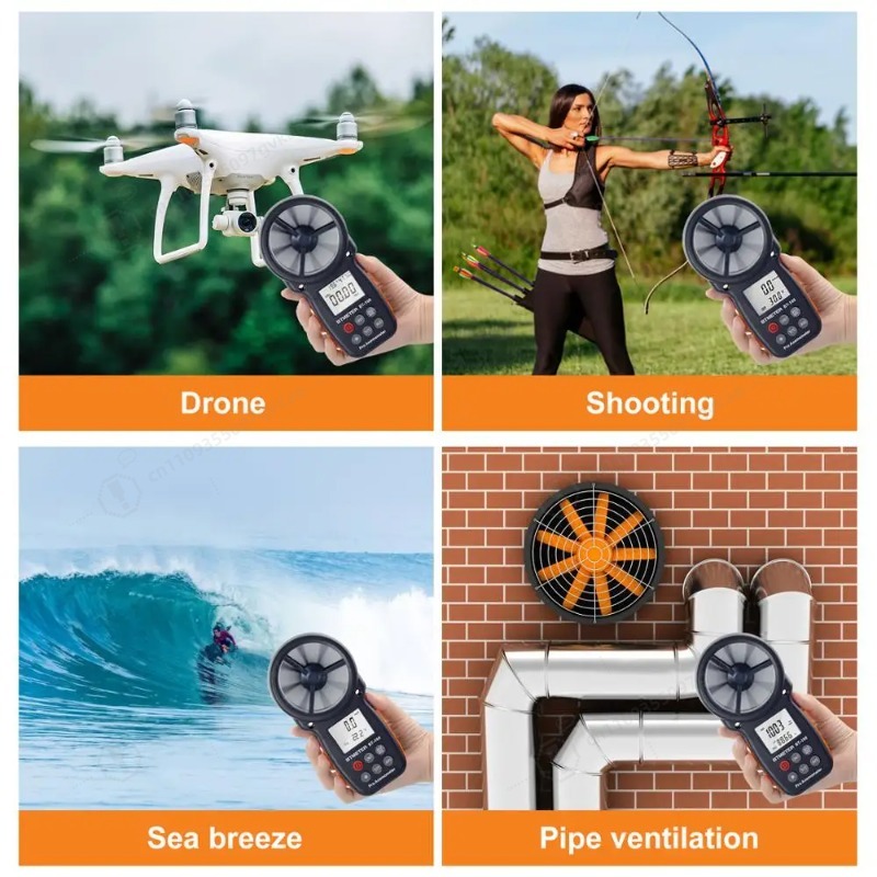 BT-100 디지털 풍속계, 백라이트 LCD로 풍속,  - Anemometer Wind Speed 리뷰 및 가격